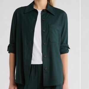 Vince Deep Green Shacket